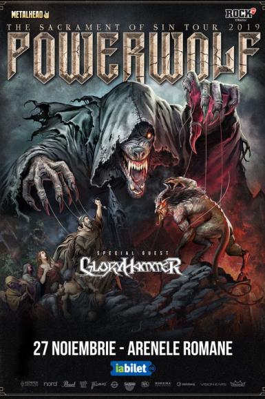 poze concert powerwolf la arenele romane