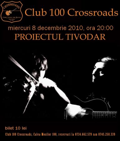 poze concert proiectul tivodar la 100 crossroads