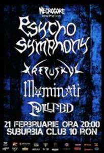 poze concert psycho symphony in club suburbia din bucuresti