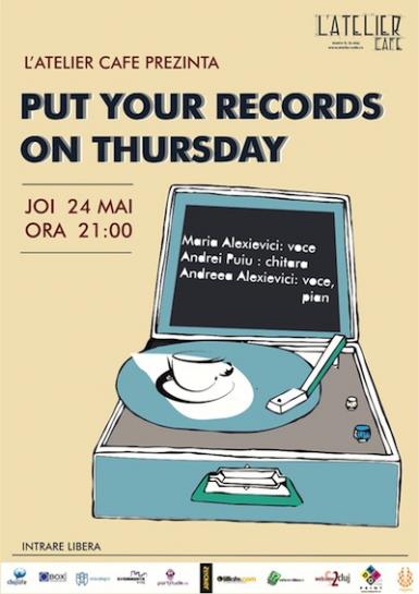 poze concert put your records on thursday