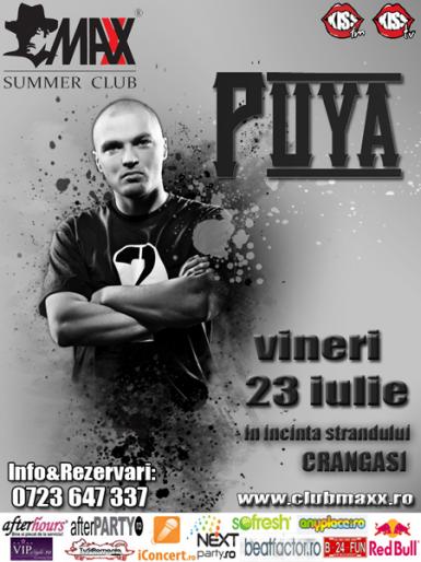 poze concert puya in maxx summer club din bucuresti