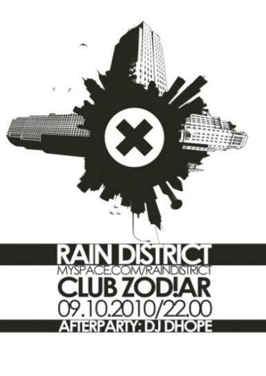 poze concert rain district in club zodiar