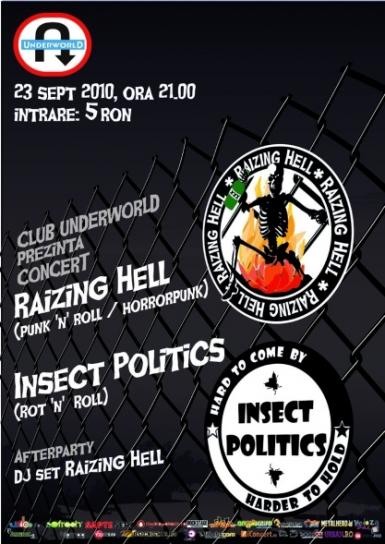 poze concert raizing hell in club underworld