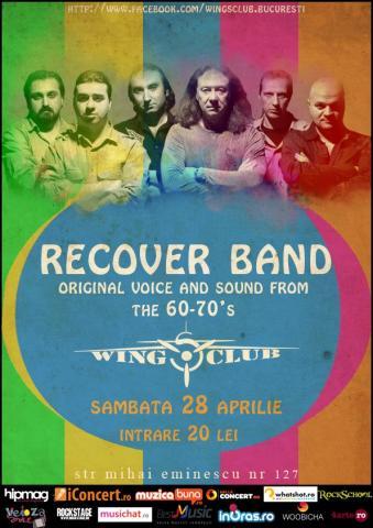 poze concert recover band in wings