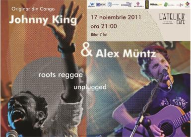 poze concert reggae cu johnny king si alex muntz in l atelier cafe