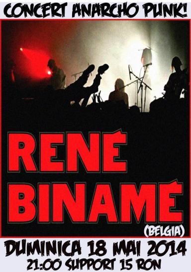 poze concert rene biname in club underworld