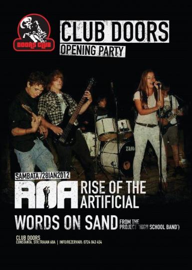 poze concert roa si words on sand