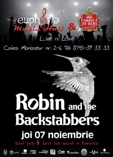 poze concert robin and the backstabbers la euphoria music hall