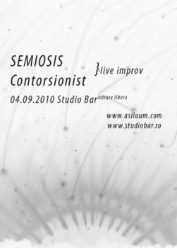 poze concert semiosis si contorsionist la studio bar