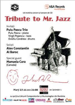 poze concert si lansare album tribute to mr jazz in the artist studio
