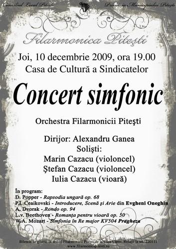 poze concert simfonic la pitesti