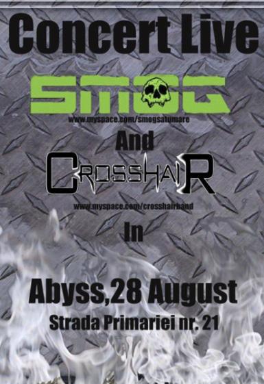 poze concert smog crosshair la club abyss din oradea