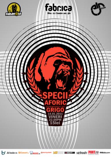 poze concert specii aforic in club fabrica