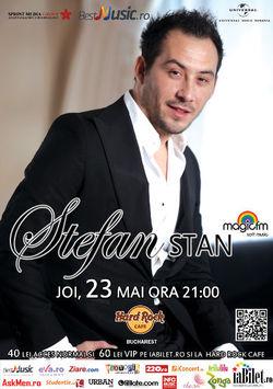 poze concert stefan stan in hard rock cafe