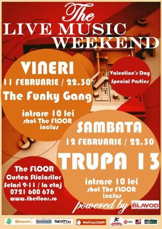poze concert the funky gang si trupa 13 in club the floor