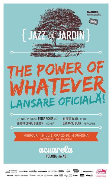 poze concert the power of whatever la acuarela