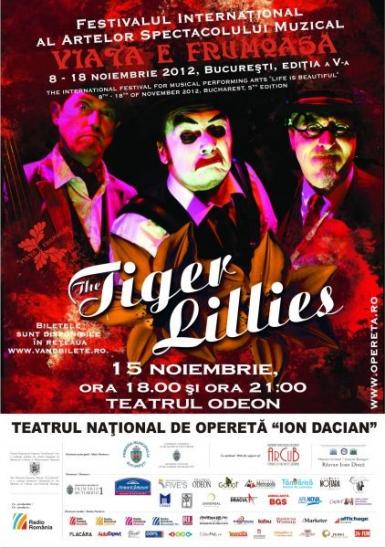 poze concert the tiger lillies la teatrul odeon