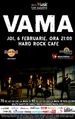 poze concert vama in hard rock cafe