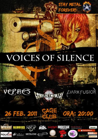 poze concert voices of silence vepres conflict mental si dark fusion in cage club