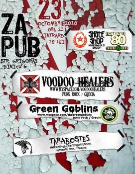 poze concert voodoo healers green goblins la za pub din brasov