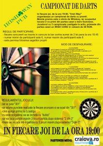 poze  concurs de darts in craiova