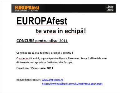 poze concurs pentru afisul europafest 2011