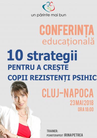 poze  conferin a 10 strategii pentru a creste copii rezistenti psihic