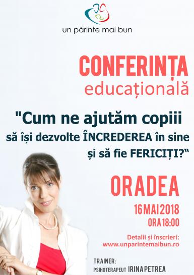 poze conferinta cum ne ajutam copiii sa i i dezvolte incederea in sine