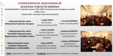 poze conferinta nationala achizitiile publice in romania 