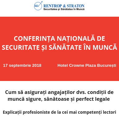 poze conferinta nationala de securitate si sanatate in munca