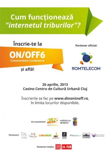poze conferinta on off6 communities conference