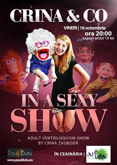 poze crina co in a sexy show spectacol de ventrilocie