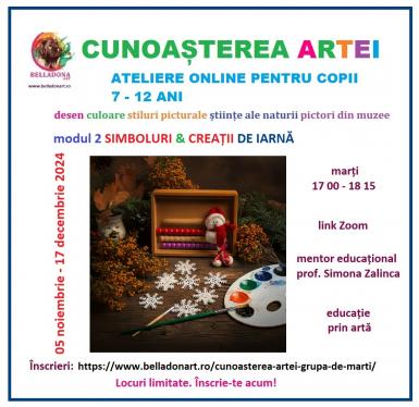poze cunoa terea artei ateliere online pentru copii