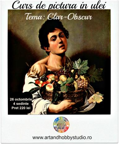 poze curs de pictura in ulei tema clar obscur 