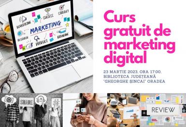 poze curs gratuit de marketing digital la biblioteca