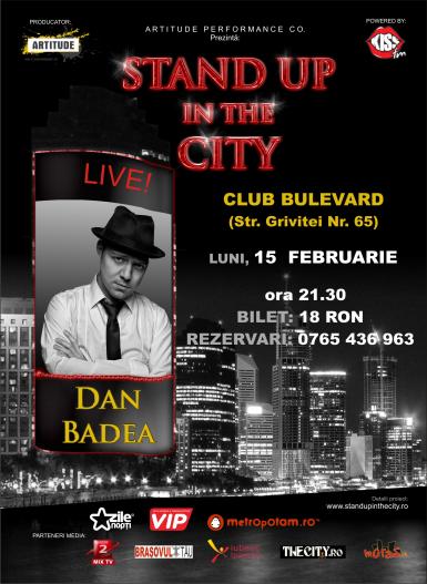 poze dan badea stand up in the city