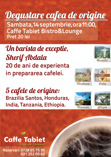 poze degustare cafea de origine