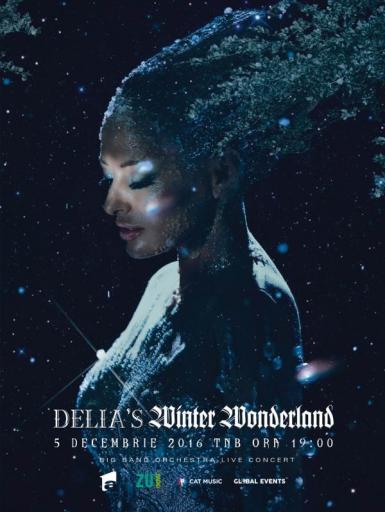 poze delia s winter wonderland la teatrul national bucuresti