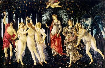 poze descifand tablouri celebre primavera de sandro botticelli