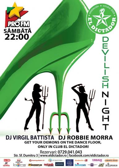 poze devilish night cu dj virgil battista pro fm si dj robbie morra