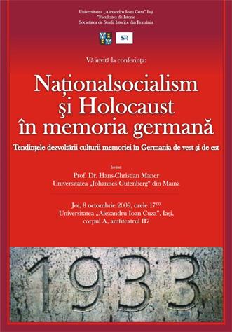 poze dezbatere nationalsocialism si holocaust in memoria germana