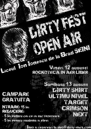 poze dirty fest open air