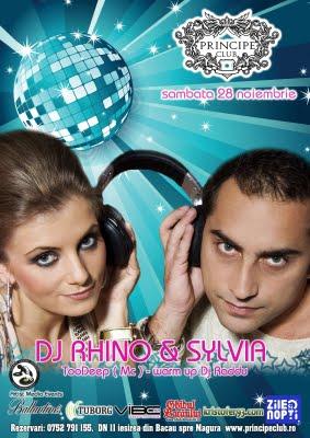 poze dj rynno sylvia in club principe