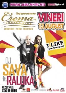 poze dj sava raluka in crema summer club