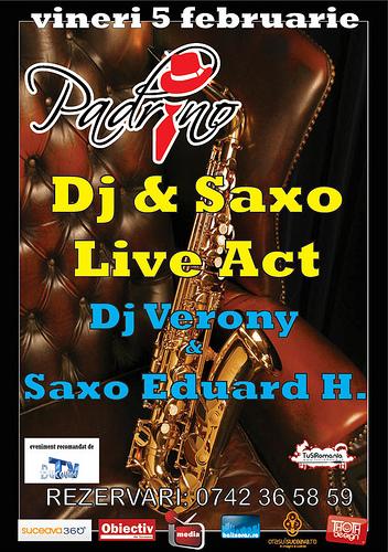 poze dj saxo live act