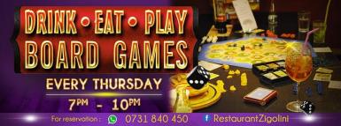 poze drink eat board games