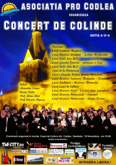 poze concert de colinde la codlea