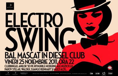 poze electro swing party bal mascat 