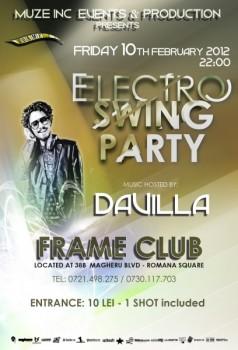 poze electro swing party in club frame