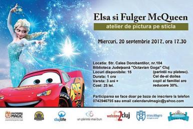 poze elsa si fulger mcqueen